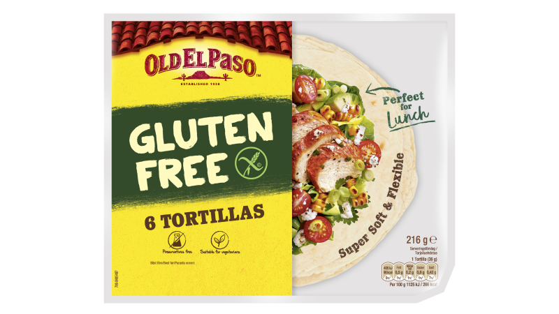 6 Medium Gluten Free Tortilla